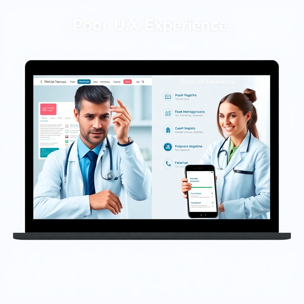 UX and UI for healthcare websites
