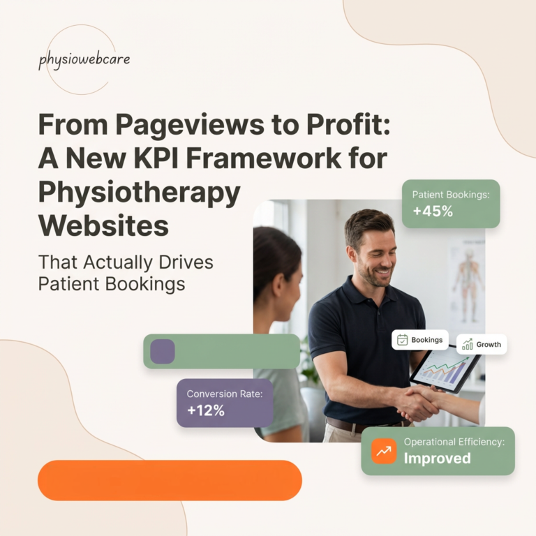 kpi frameowrk for physiotherapy websites